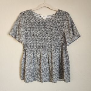 Urban Romantics Peplum Blouse M